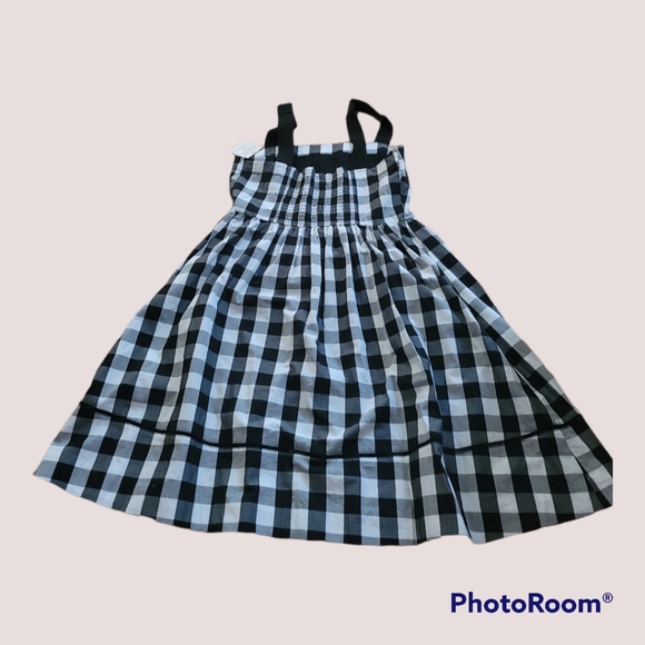 Kate Spade Black and White Gingham Sun Dress NWT - Picture 2 of 7